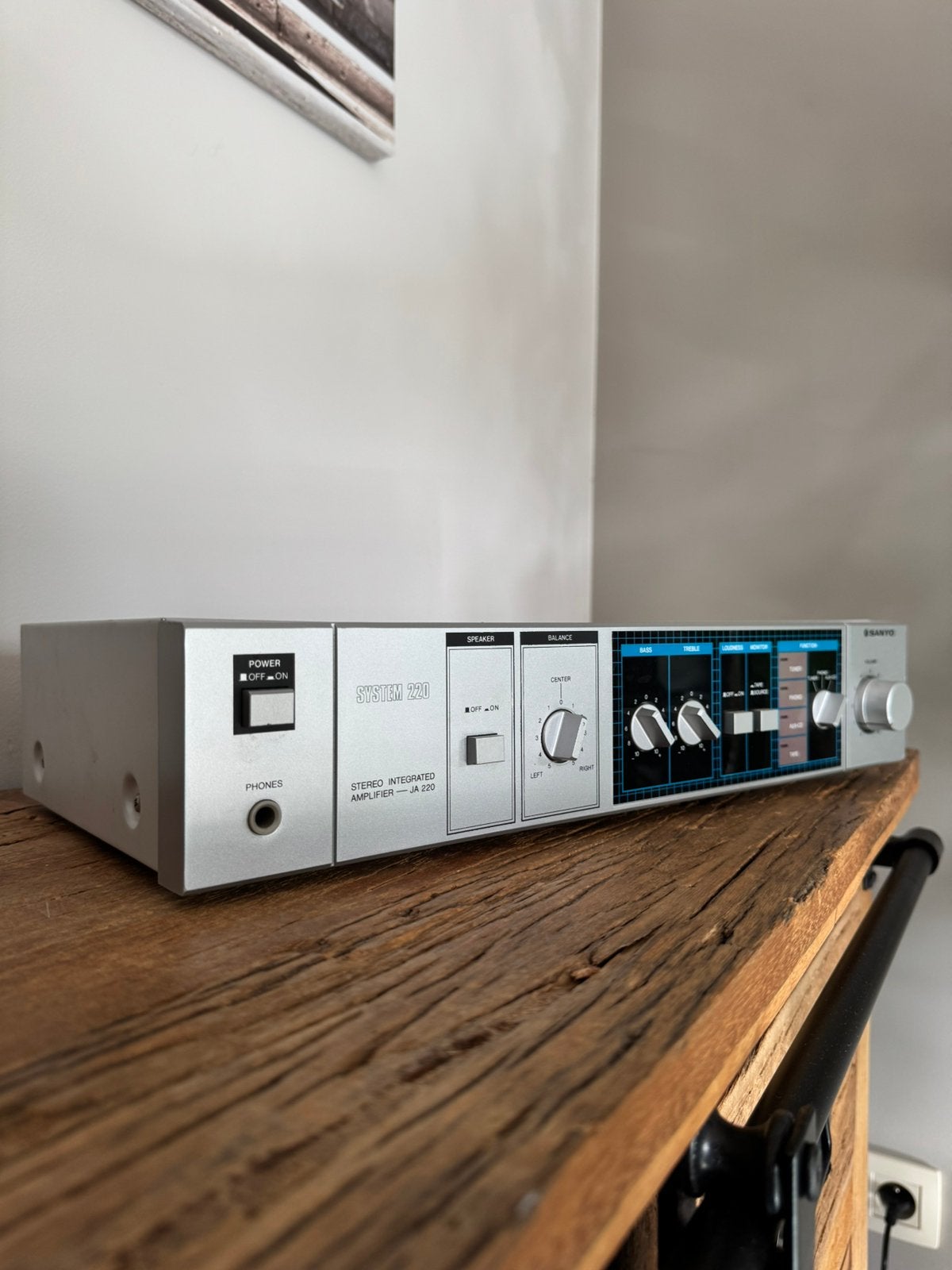 Vintage Working! Sanyo JA-220 Stereo Integrated Amplifier, Ophalen, Gebruikt
