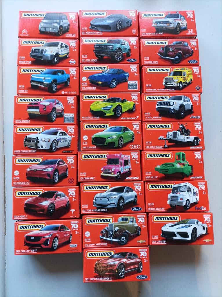 Matchbox power grabs 2 euro stuk uit lijst 2023. (70years), Ophalen of Verzenden