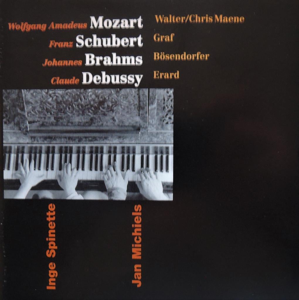 Mozart/Schubert/Brahms/Debussy - Spinette en Michiels - 1998, Ophalen of Verzenden, Zo goed als nieuw, Kamermuziek