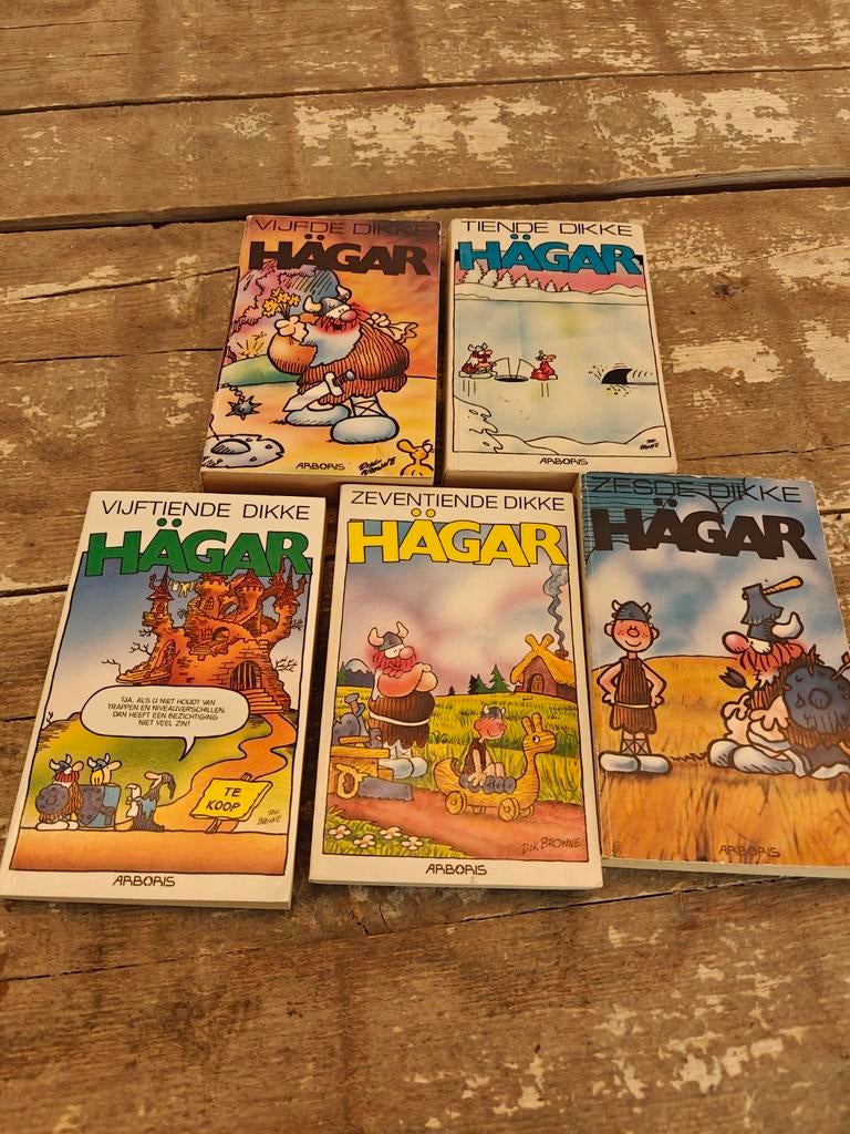 Hagar de dikke bundel versie grappen boek arboris, Boeken, Stripverhalen, Meerdere stripboeken, Ophalen of Verzenden, Zo goed als nieuw