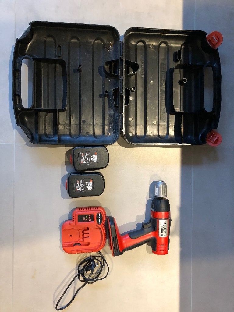 Black & Decker schroef-/boormachine model PS142, Doe-het-zelf en Bouw, Verzenden, Gebruikt, Accuboormachine, Overige merken