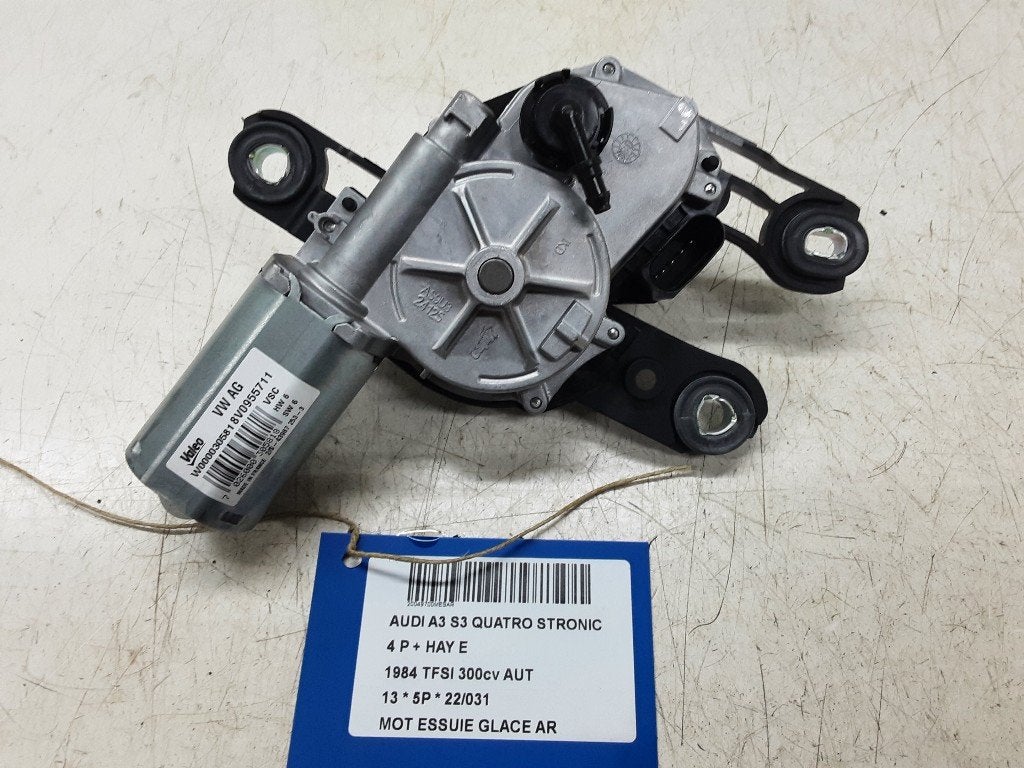 MOTEUR ESSUIE-GLACE ARRIÈRE Audi S3 Sportback (8VA / 8VF), Utilisé, Audi