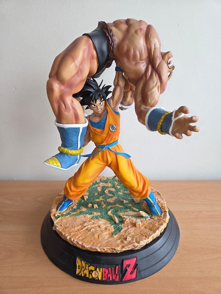 Statue - Figurine Dragon Ball Z - Sangoku vs Nappa, Collections, Enlèvement, Comme neuf