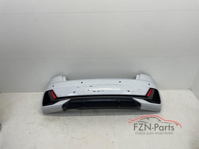 Audi A1 82A S-line Achterbumper 4PDC Wit, Enlèvement ou Envoi, Utilisé, Arrière, Pare-chocs