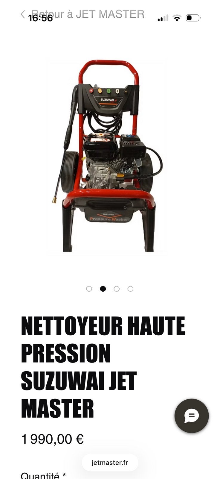 Nettoyeur haute pression thermique, Jardin & Terrasse, Enlèvement ou Envoi, Neuf, Essence