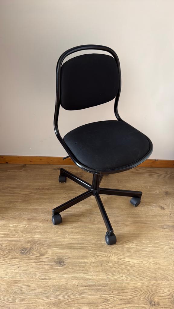 Chaise de bureau enfant, Enlèvement, Utilisé, Noir, Chaise de bureau