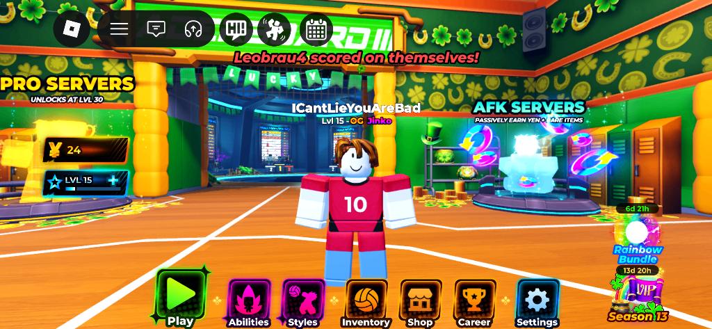 Volleyball legends account, Online, À partir de 7 ans, Enlèvement, Utilisé