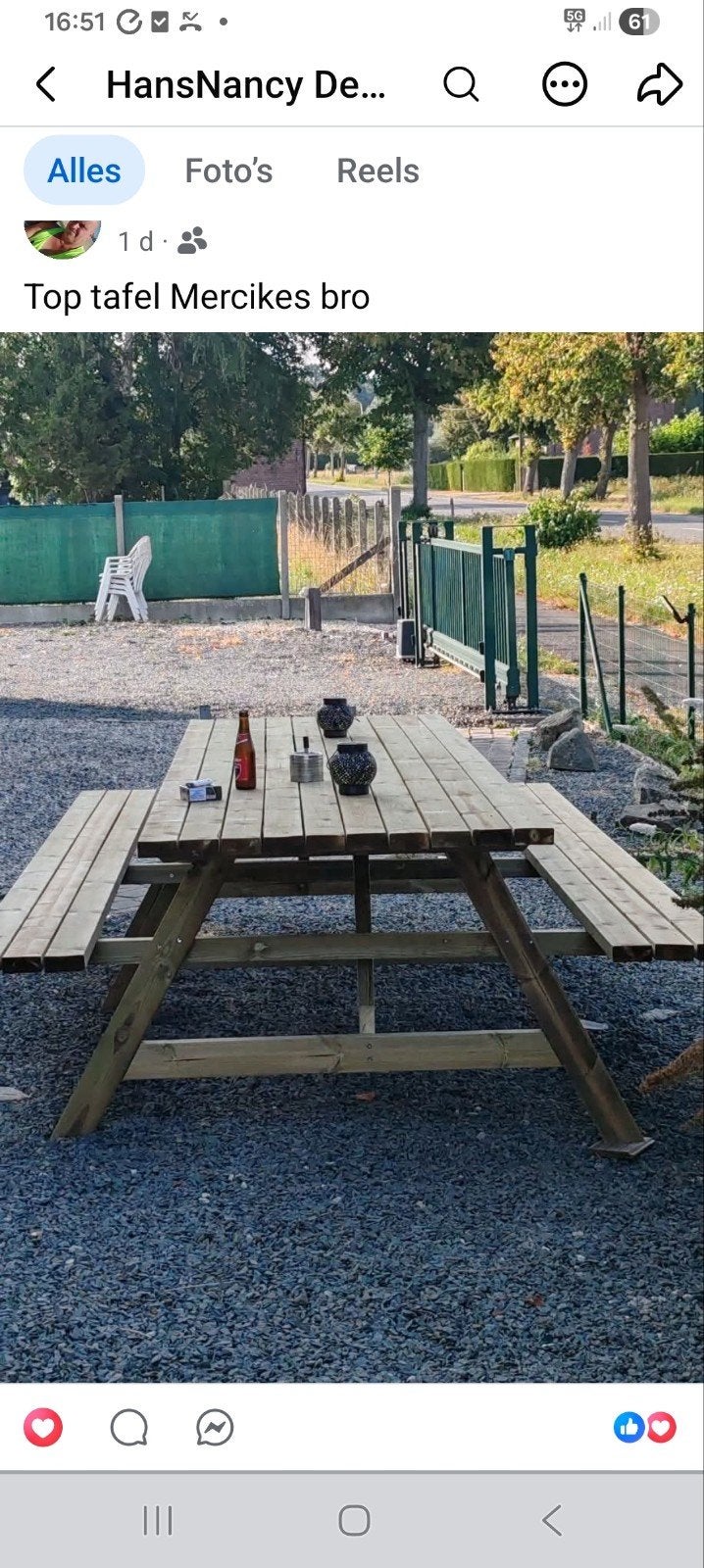 picknick tafels, Jardin & Terrasse, Tables de pique-nique, Enlèvement ou Envoi
