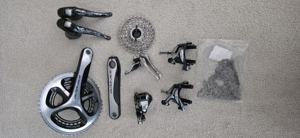 Shimano Dura-Ace 9000 11-speed mechanische groepset, Fietsen en Brommers, Ophalen of Verzenden, Zo goed als nieuw, Racefiets, Frame
