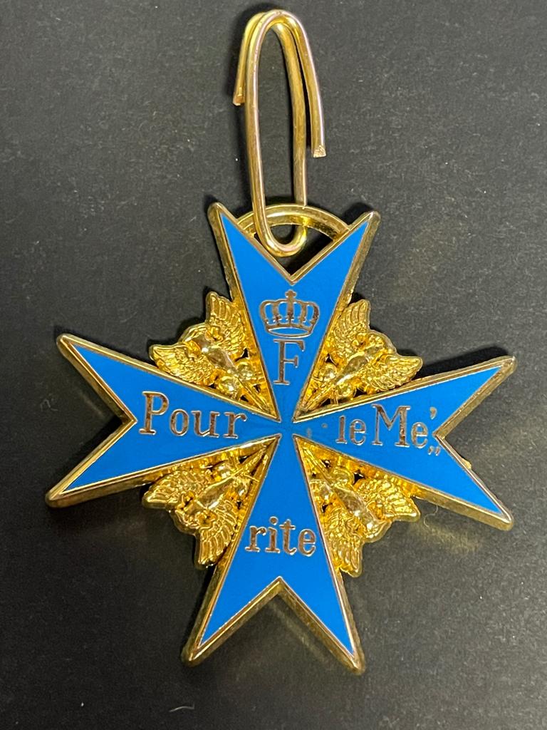 Pour le Mérite “Der Blaue Max” – Replica / Reproductie, Verzamelen, Militaria | Algemeen, Ophalen of Verzenden