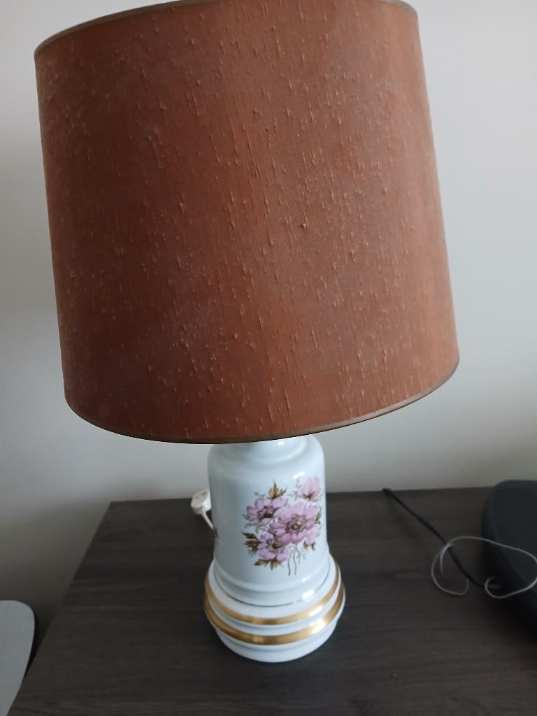 porseleinen tafellamp, Ophalen, Zo goed als nieuw, Overige materialen, Minder dan 50 cm