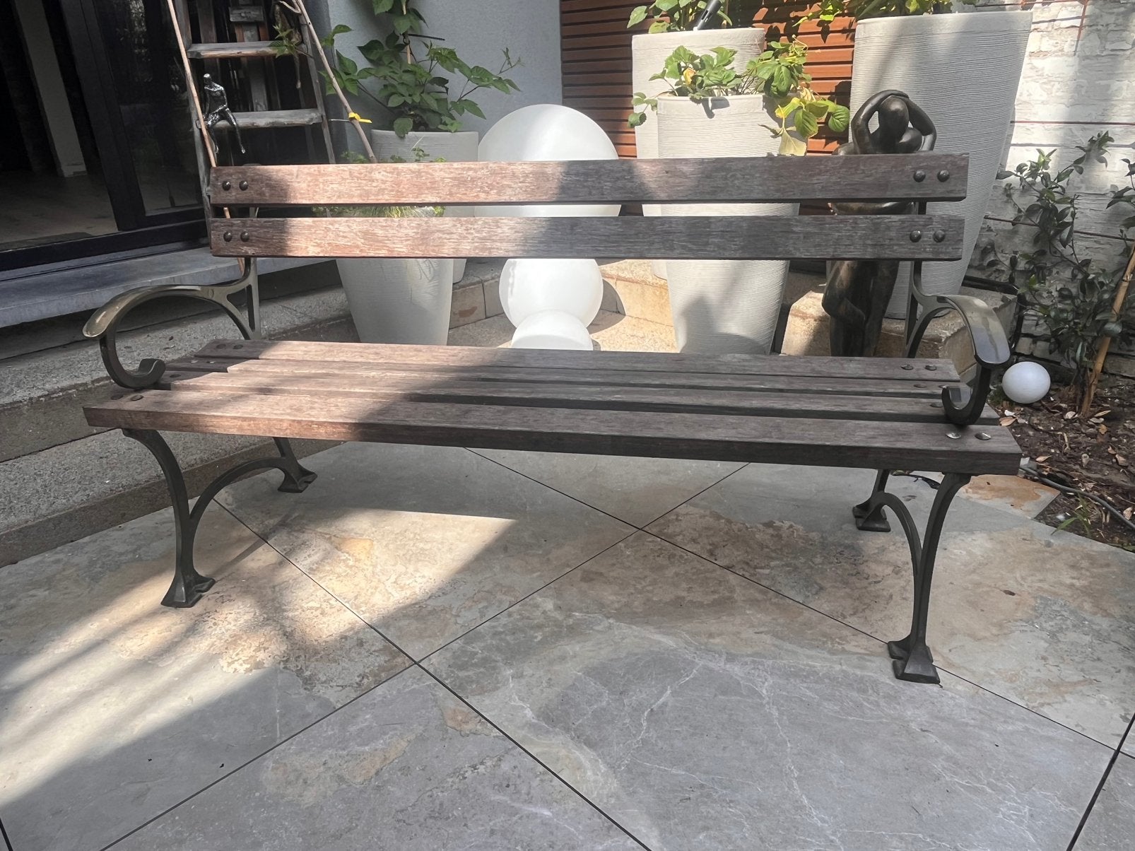 Banc de jardin élégant et de qualité, Jardin & Terrasse, Bancs de jardin, Enlèvement, Comme neuf