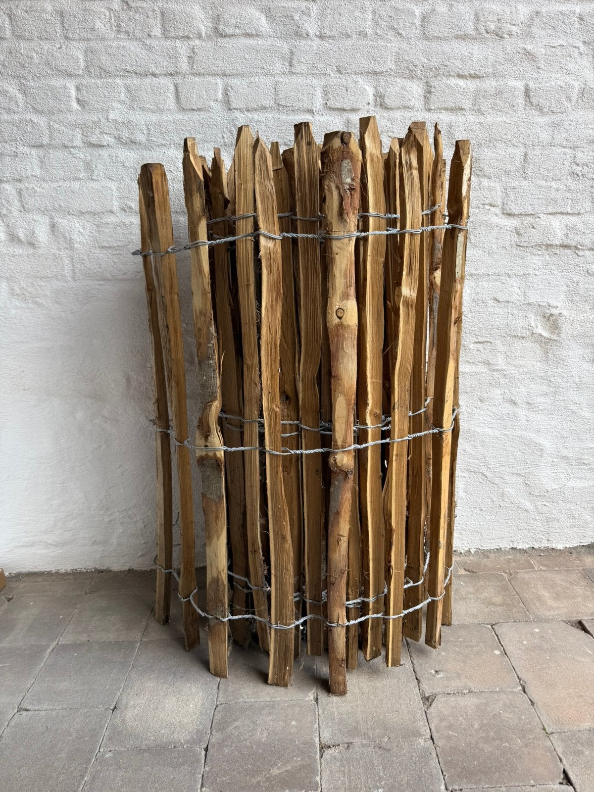 Kastanje hout hek 8m x 1m, Tuin en Terras, Ophalen, Nieuw, Hout