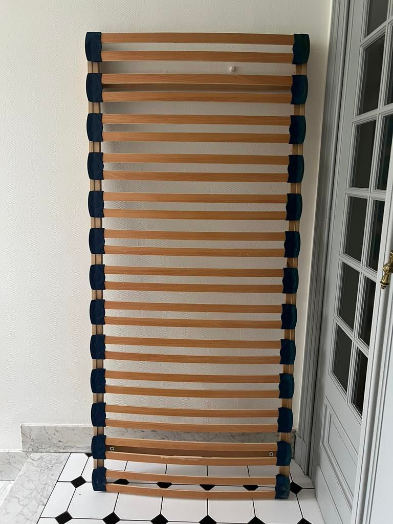 Lattenbodem, Ophalen, Gebruikt, 90 cm, Eenpersoons