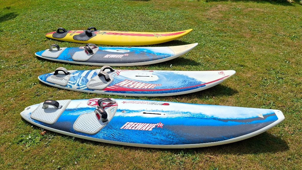 Complete windsurfset, alles in één lot–eerlijk bod gevraagd, Gebruikt, Met mast, Complete set, Ophalen