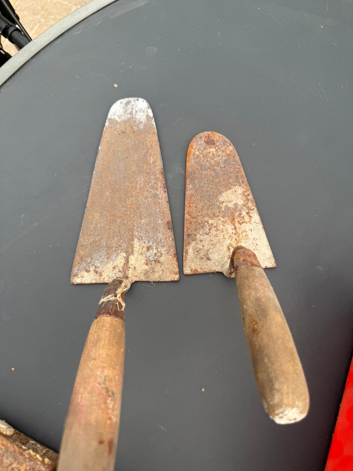 Truweel 2 stuks, Doe-het-zelf en Bouw, Ophalen of Verzenden, Gebruikt
