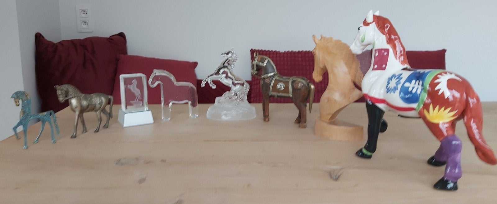 Lot van 8 paardenbeeldjes vr verzamelaar, Ophalen of Verzenden, Zo goed als nieuw, Paard, Beeldje of Figuurtje