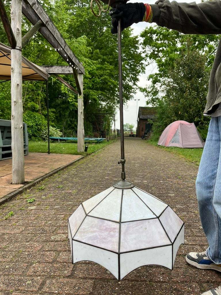 Lamp glas in lood, Ophalen, Gebruikt, Glas
