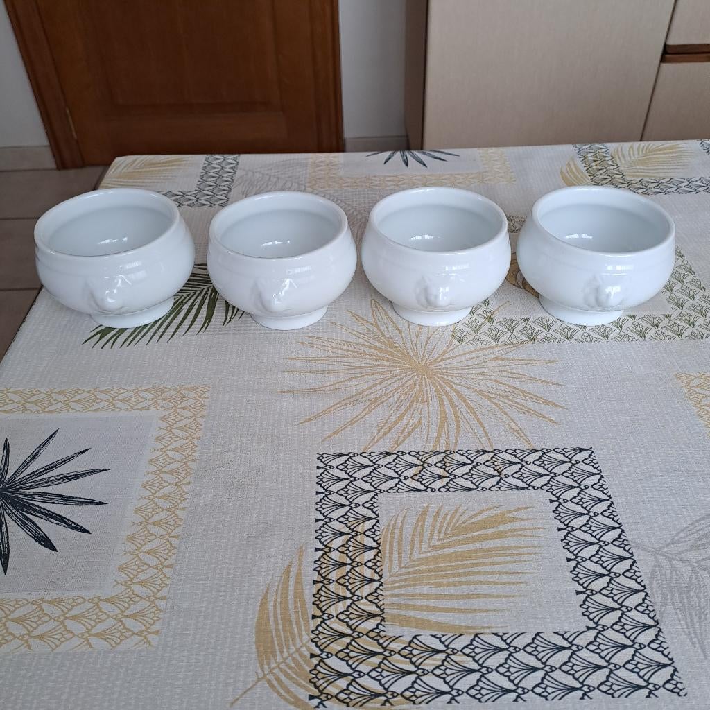 4 bols pour potage, Maison & Meubles, Cuisine | Vaisselle, Enlèvement ou Envoi, Neuf, Autres types
