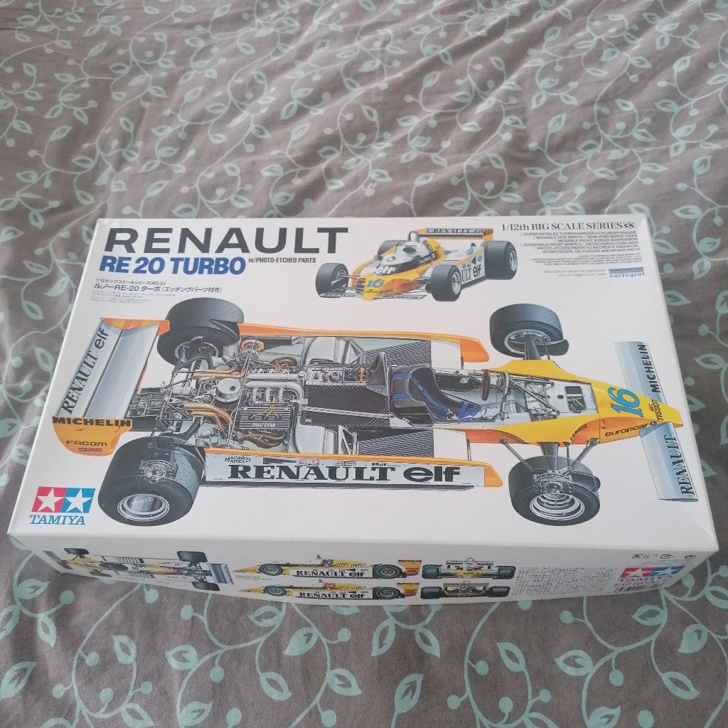 Renault RE20 Tamiya 1/12, Hobby en Vrije tijd, Modelbouw | Auto's en Voertuigen, Auto, Groter dan 1:32, Nieuw, Ophalen of Verzenden