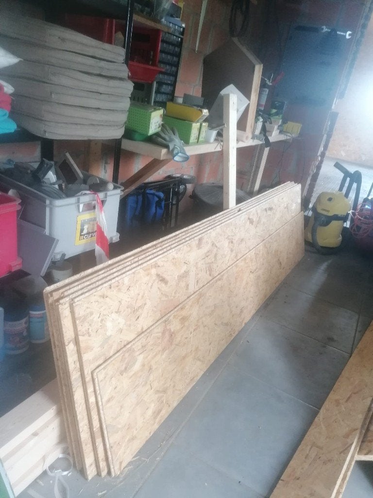OSB plaat 12mm, Doe-het-zelf en Bouw, Platen en Panelen, Ophalen, Nieuw