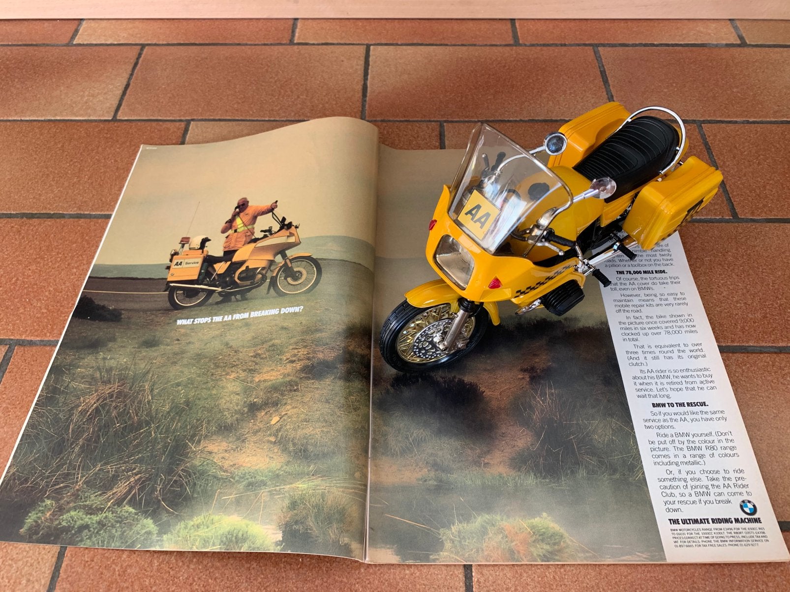 Bmw R100 tripple A, Hobby en Vrije tijd, Modelbouw | Overige, Ophalen, Zo goed als nieuw