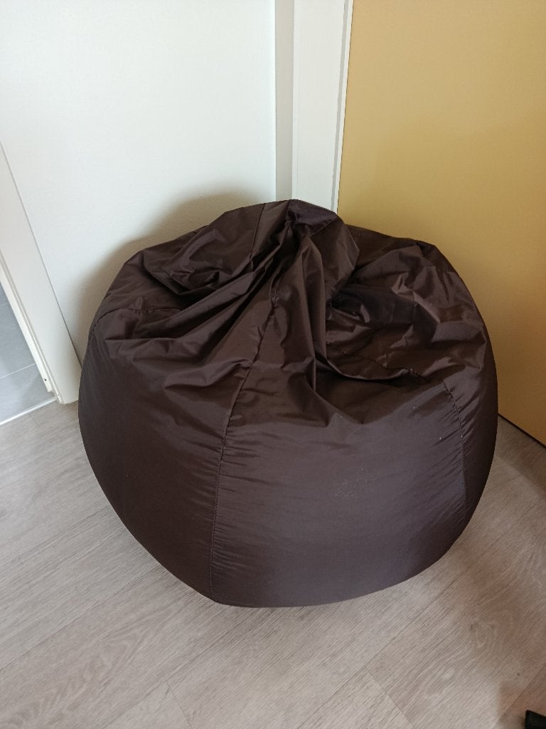 Pouf, Maison & Meubles, Enlèvement, Comme neuf, Brun, Pouf