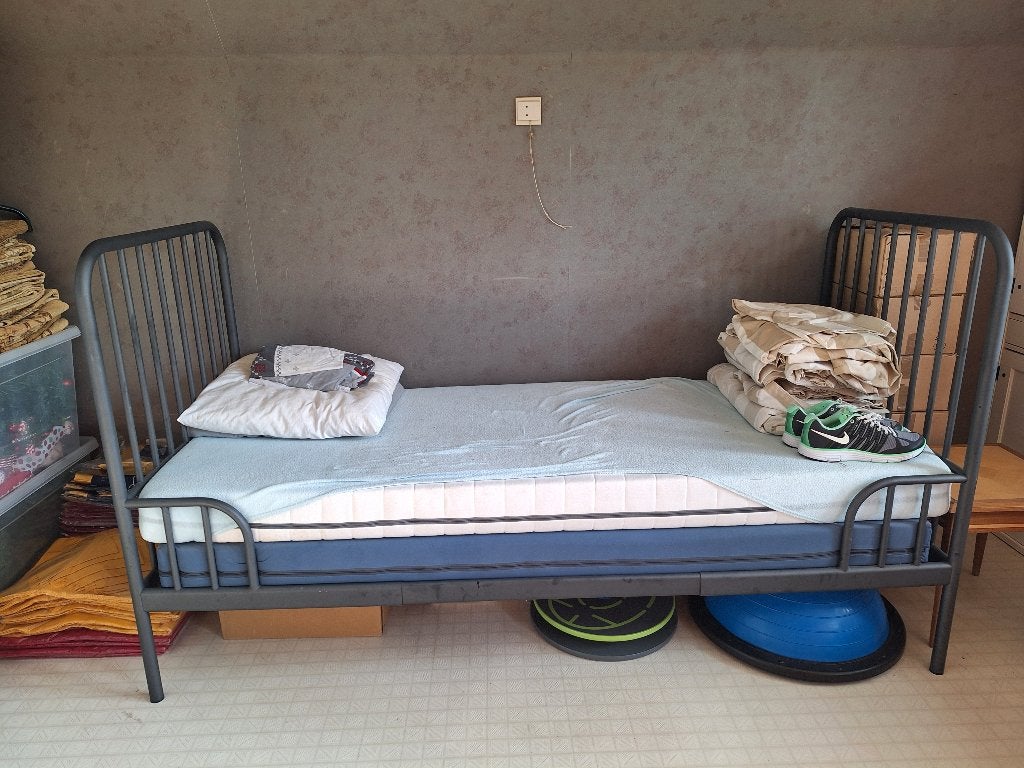 meegroeibed ikea, Ophalen, Zo goed als nieuw, 180 cm of meer, 70 tot 85 cm