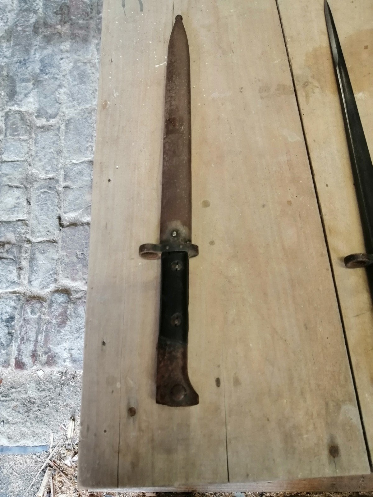baionnette, Collections, Enlèvement