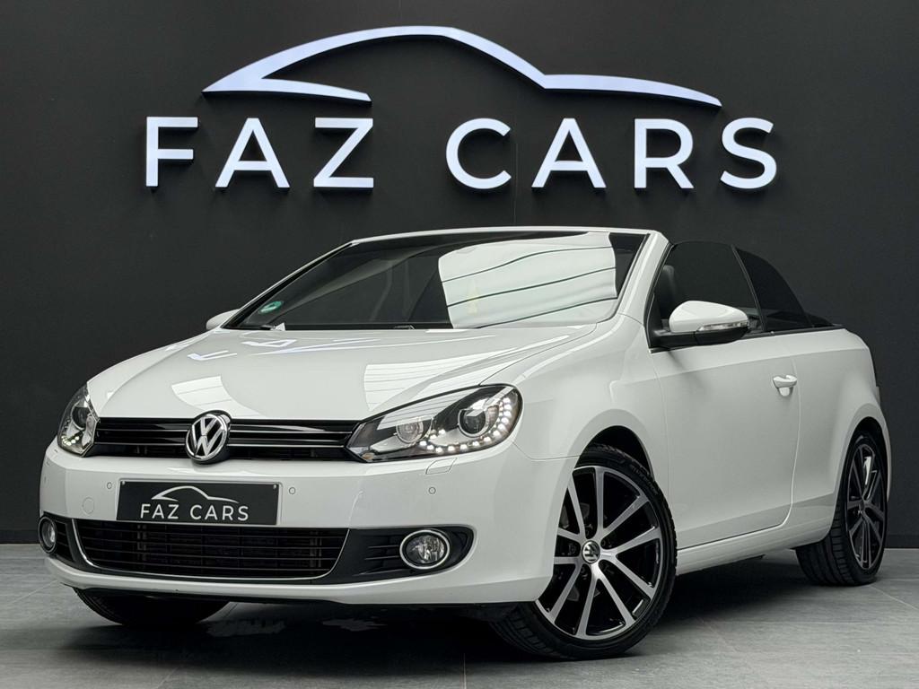 Volkswagen Golf Cabriolet 1.2 TSI * JANTES + XÉNON + CUIR +, Auto's, Voorwielaandrijving, 105 pk, Zwart, 4 cilinders