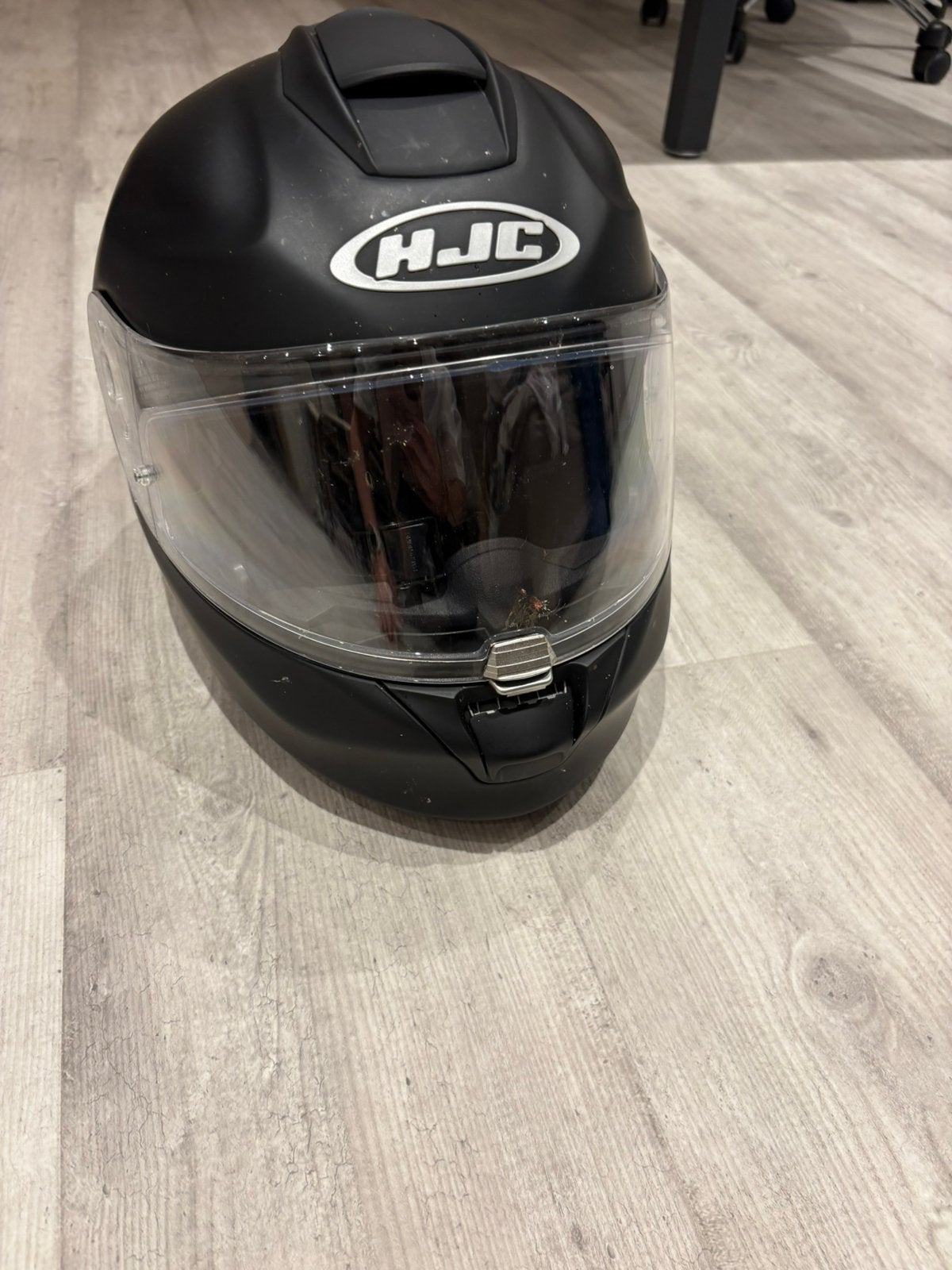 Motorhelm HJC maat 58-59, Motos, Enlèvement, Seconde main, Hommes, HJC