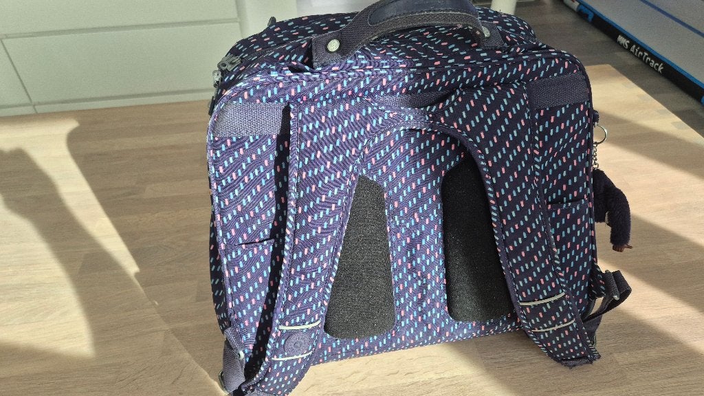Kipling trolley boekentas, Ophalen, Gebruikt, Blauw, Aktetas of Boekentas