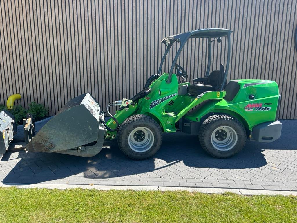 Avant 755I TDL shovel 321uur (2021), Enlèvement, Chargeuse sur pneus ou Chouleur