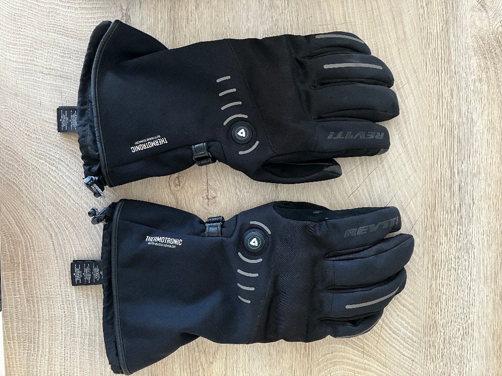 motorhandschoenen REV'IT Freedom H2O kit zwart verwarmd 3XL, Ophalen, REV'IT!, Dames, Handschoenen