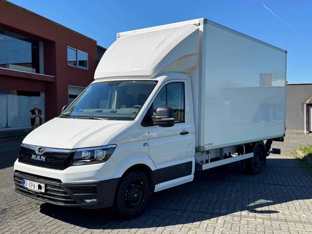 MAN meubelbak met laadklep 3540km, Automaat, Euro 6, MAN, Diesel