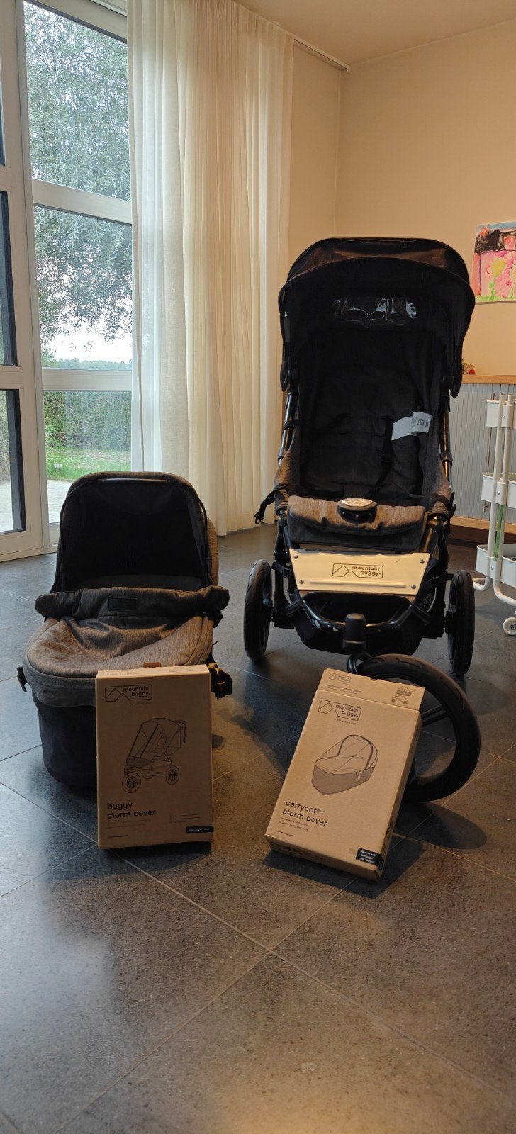 Mountain Buggy + toebehoren, Kinderen en Baby's, Ophalen, Gebruikt, Overige merken