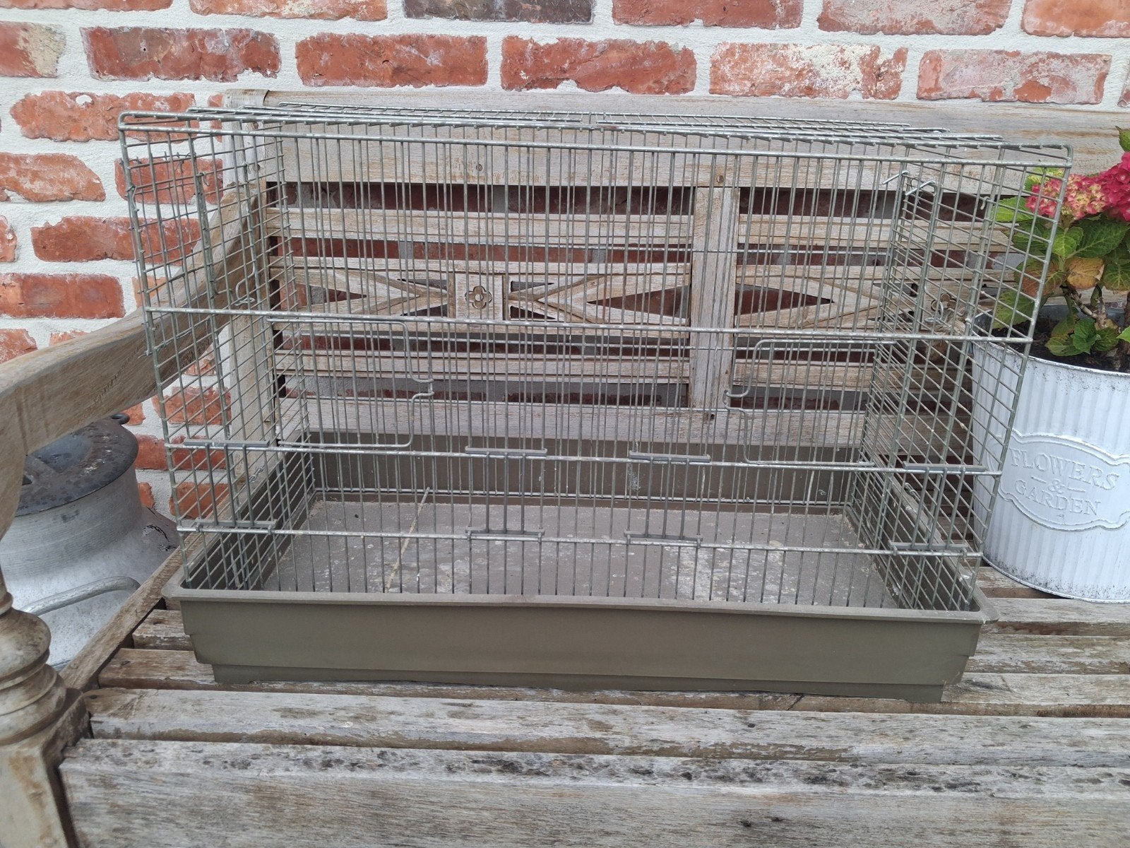 Vogelkooi, vluchtkooi..., Ophalen, Kooi