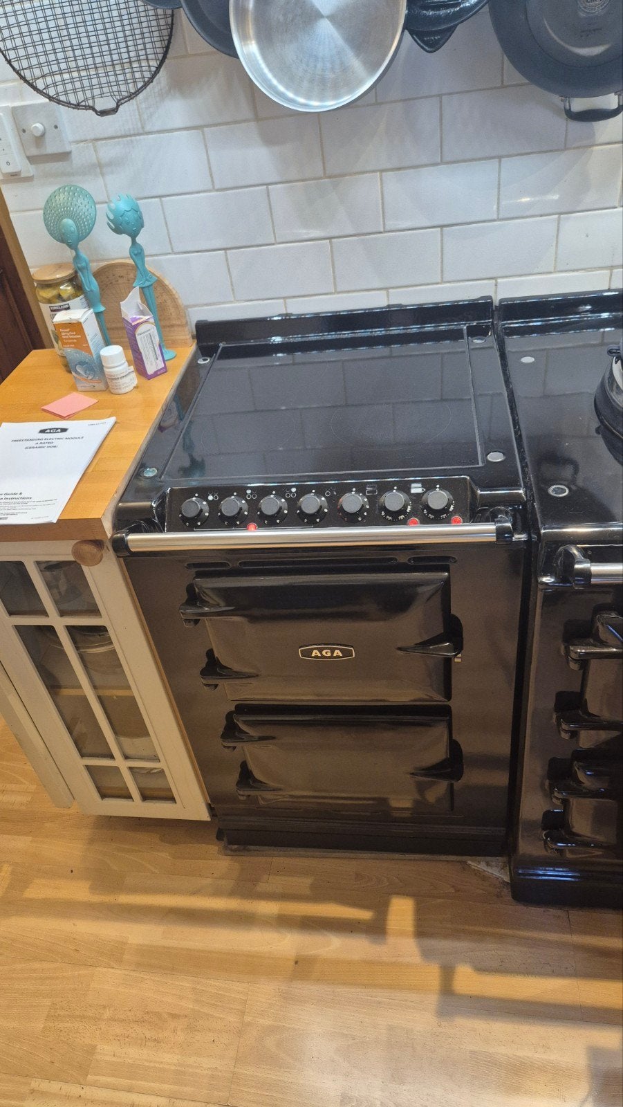 Aga four two elektrisch, Ophalen of Verzenden, Zo goed als nieuw, Grill, Inductie
