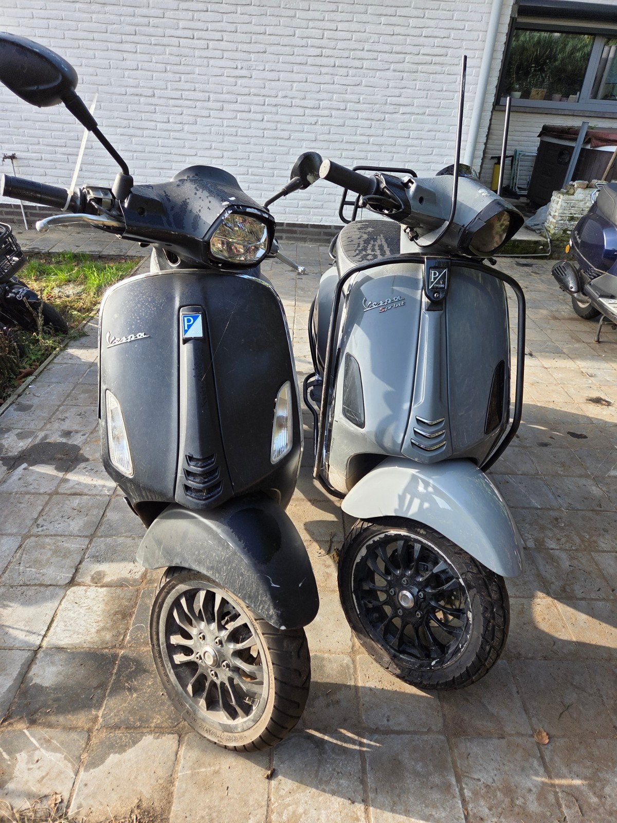 4x vespa, Ophalen