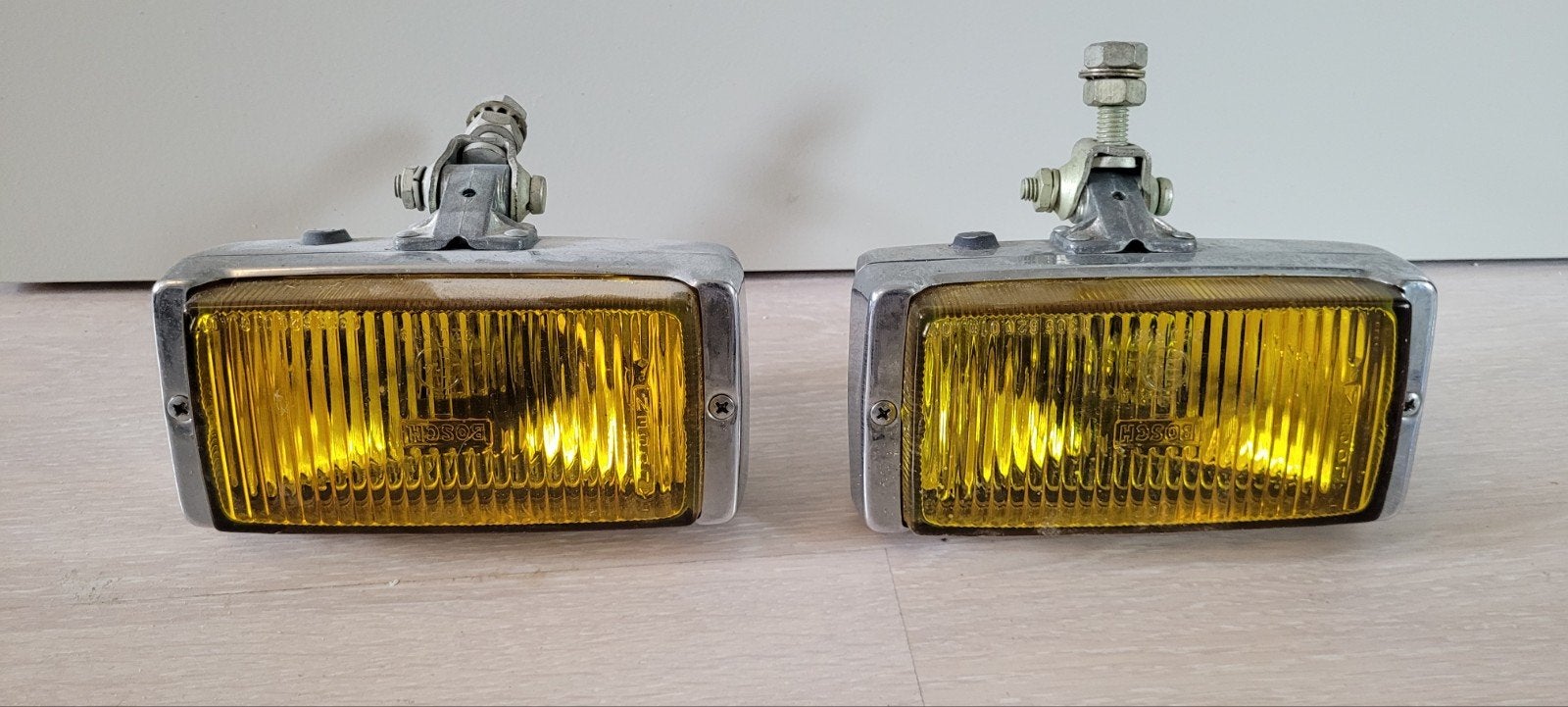 Oude koplampen oldtimer bosch mistlichten, Motoren, Ophalen