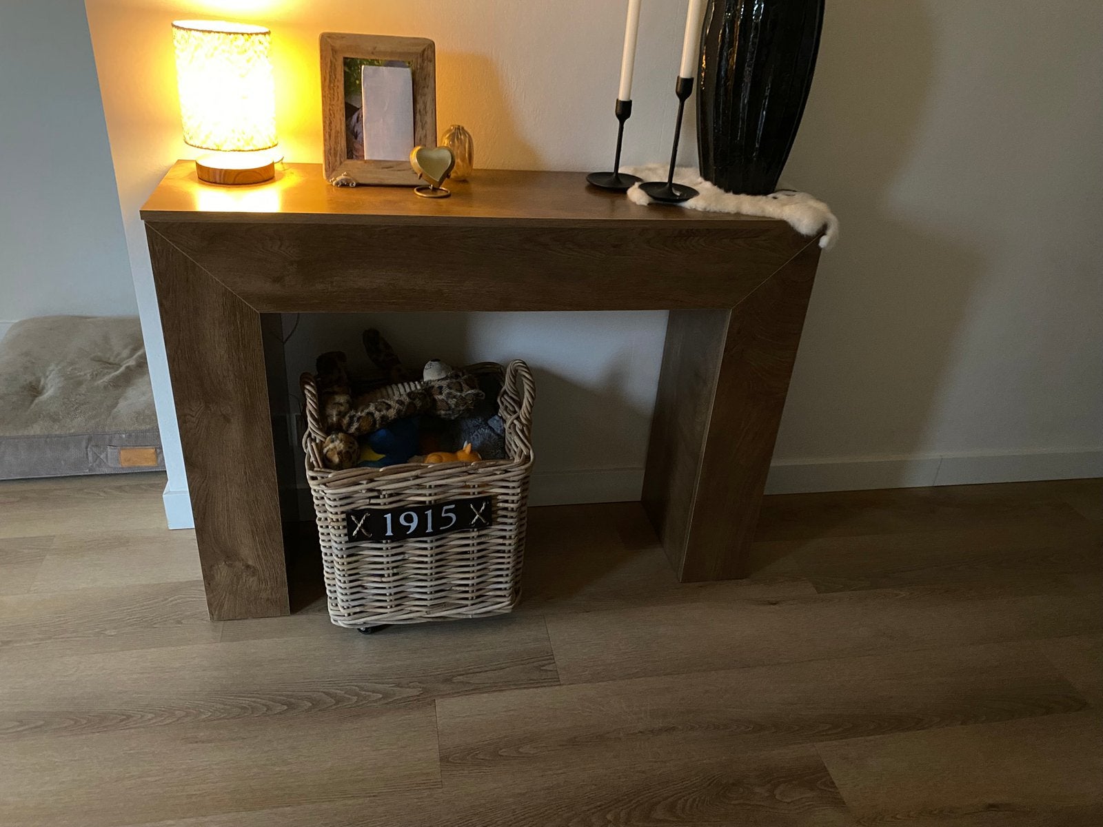 Tribisigns moderne consoletafel rustieke stijl 110 cm, Enlèvement, Neuf