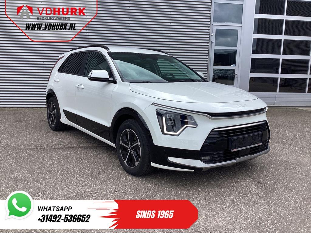 Kia Niro 1.6 GDi PHEV LED/ Adapt.Cruise/ Elek.Stoel/ Stoelve, Auto's, Kia, Automaat, 8 kWh, Wit, Bedrijf