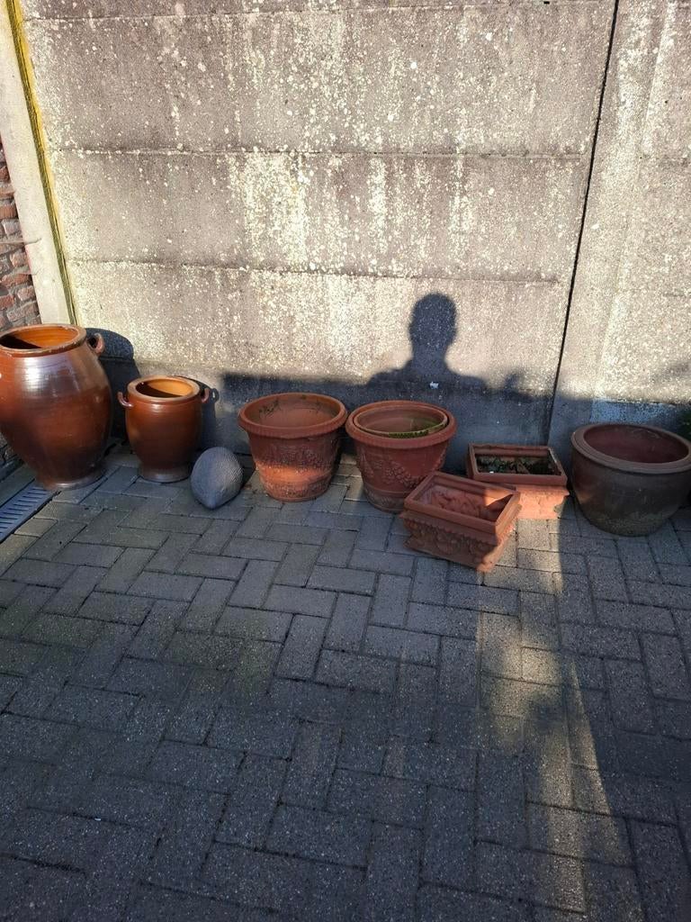 Mooie bloempotten, Ophalen