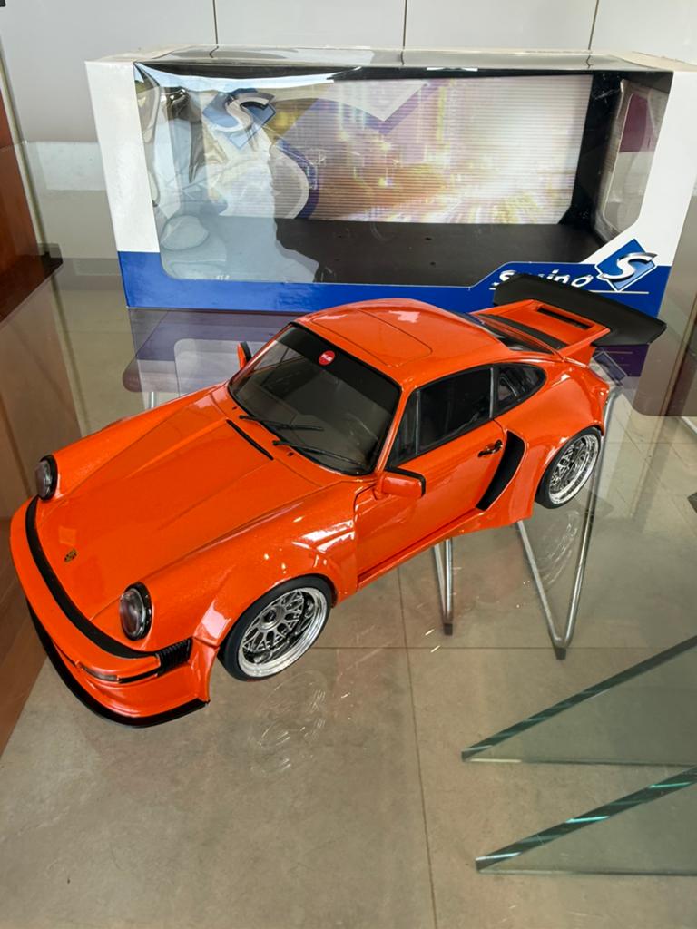 1:18 porsche KS-R Orange 2022 Nickel, Hobby & Loisirs créatifs, Voitures miniatures | 1:18, Enlèvement ou Envoi, Comme neuf, Voiture