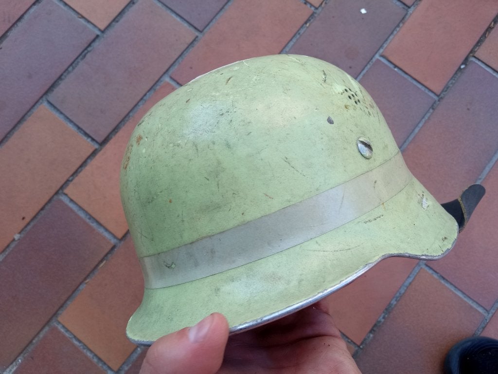 Militaria Duitse brandweerhelm, Verzamelen, Militaria | Algemeen, Verzenden, Overige soorten, Overige typen