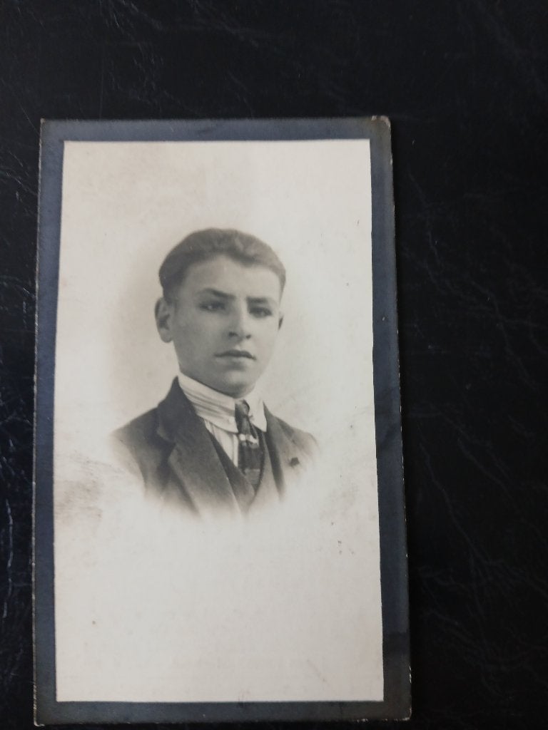 joseph huyskens overl 1928, Verzamelen, Bidprentjes en Rouwkaarten, Verzenden, Bidprentje