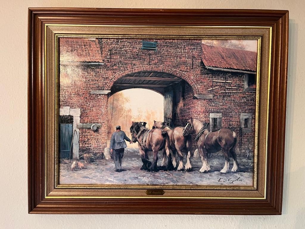 Schilderij - gesigneerd Leon Engelen, Ophalen