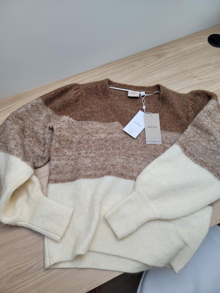 Wollen trui VILA ROUGE, Ophalen, Bruin, Vila, Nieuw