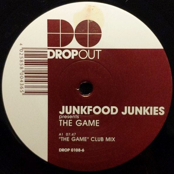 Junkfood Junkies Presents The Game - The Game, Enlèvement ou Envoi, Utilisé, 12 pouces, Trance