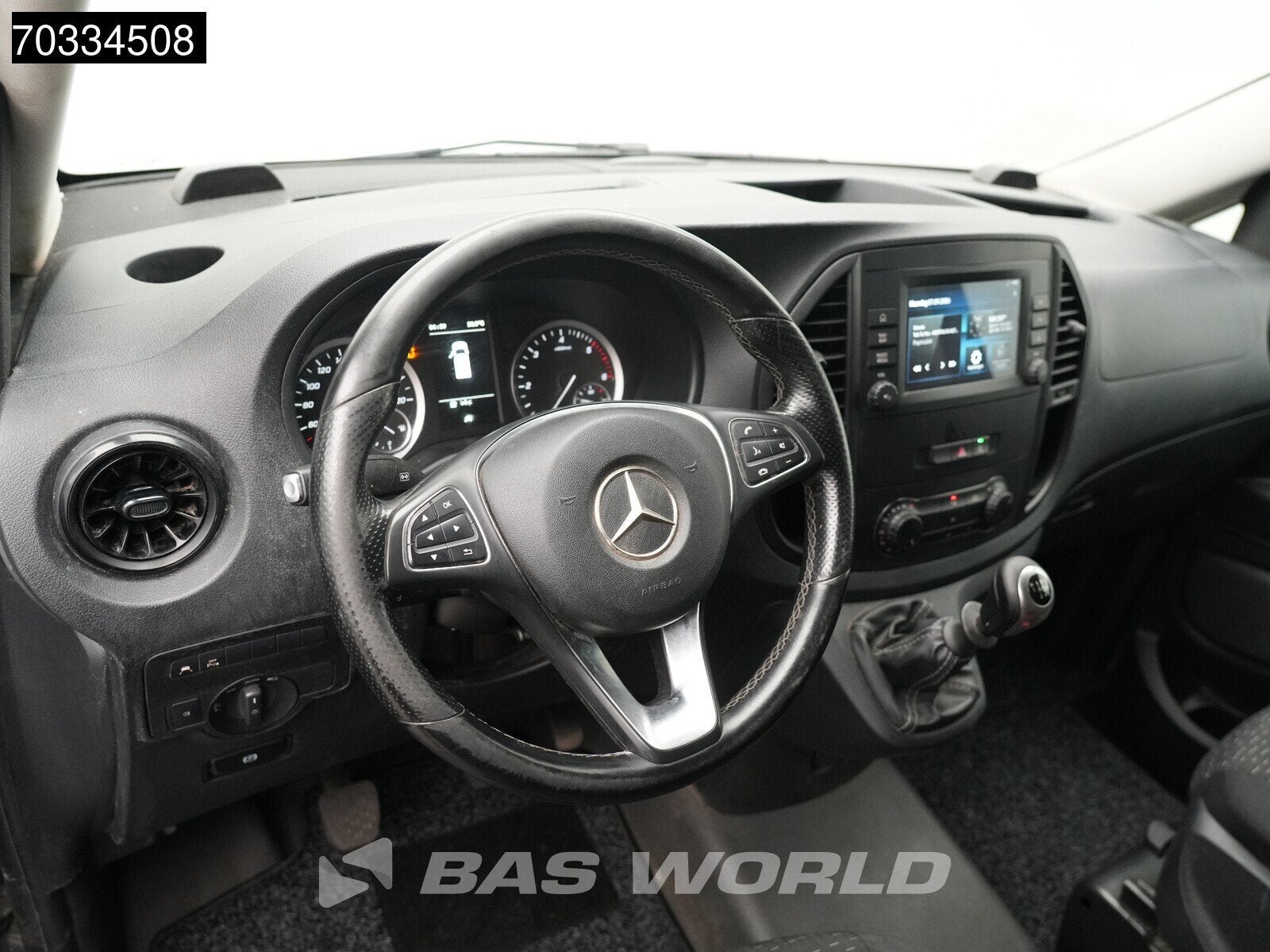 Mercedes Vito 110 L2H1 LED Airco Cruise Camera Parkeersensor, 75 kW, Stof, Gebruikt, Euro 6